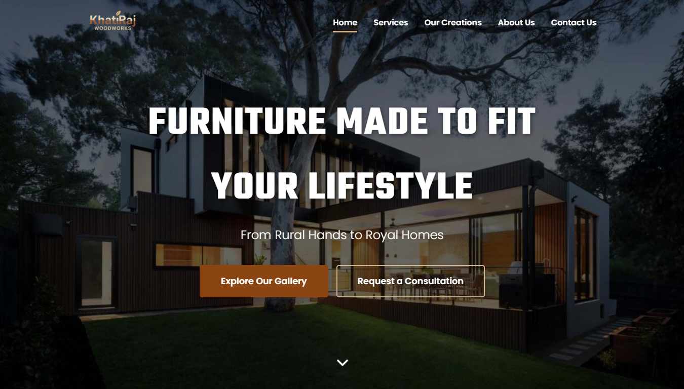 WoodWorks Furniture Project by Kanhaiya Lal Suthar